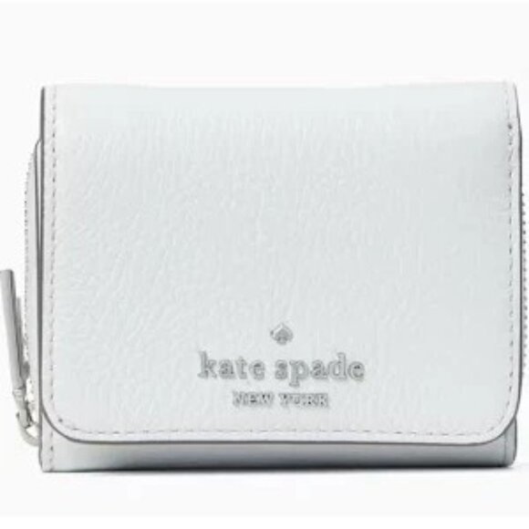 NWT Kate Spade Leila Small Trifold Continental Wallet Moonlight - Picture 1 of 9